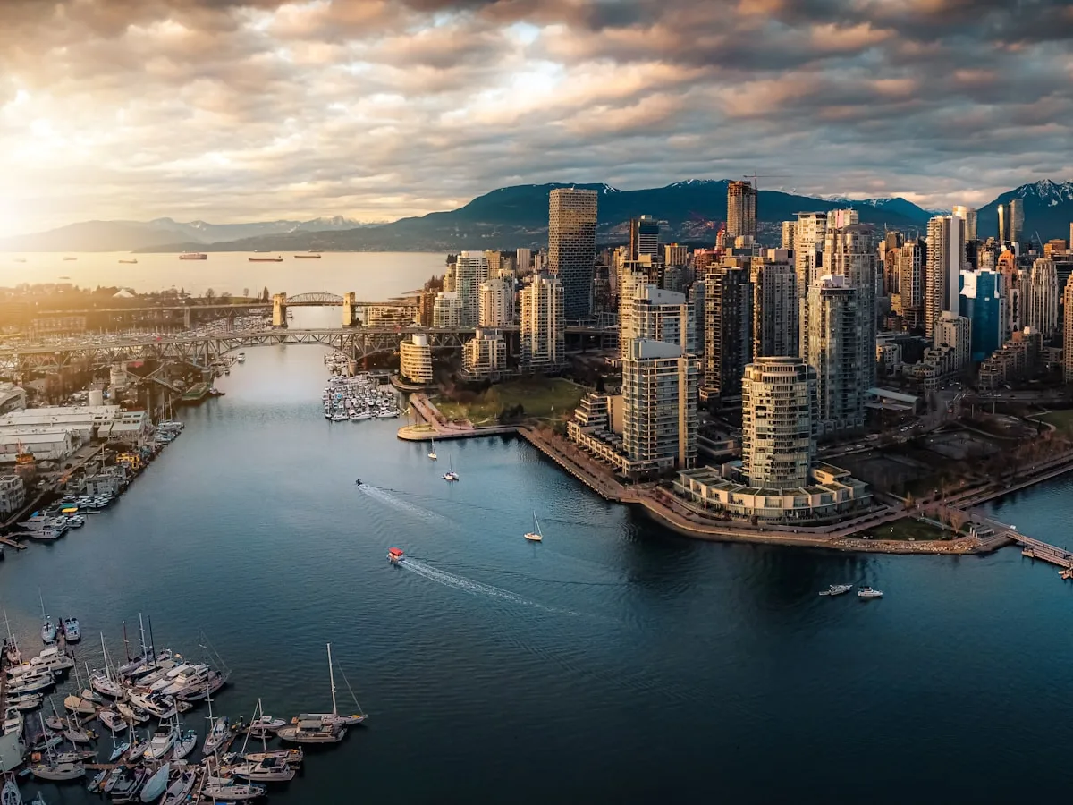 Downtown Vancouver real estate photography service area