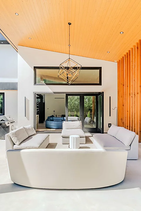 Open living area with space for a floor plan