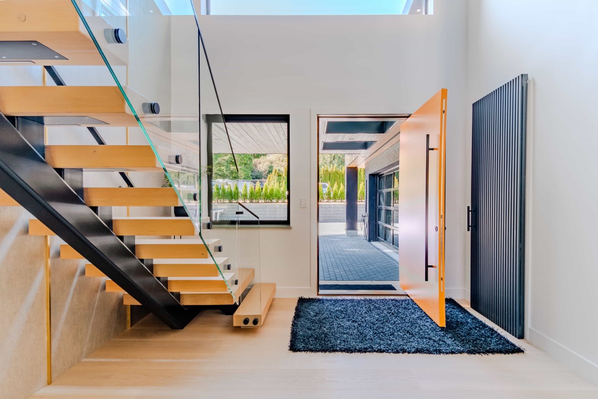 Entry foyer scanned for a Vancouver Matterport 3D tour