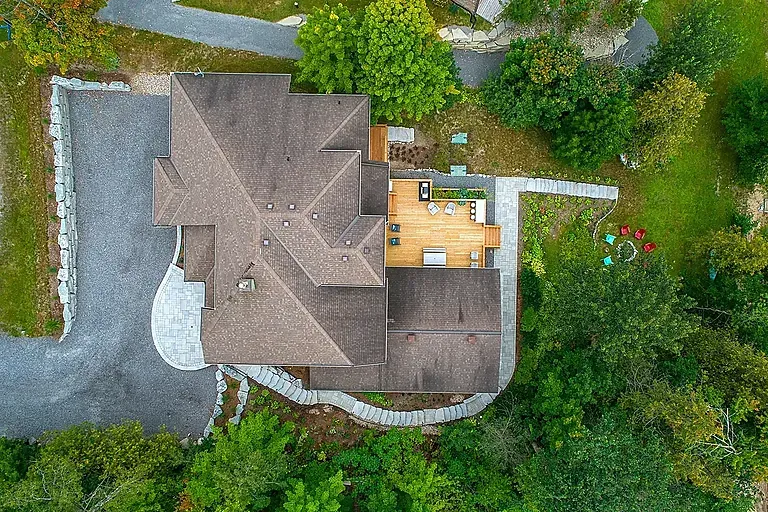Aerial view of a Greater Vancouver commercial property